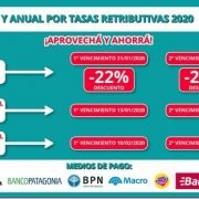 Pago Anual de Tasas – Aprovechá los beneficios del 2º vencimiento Pago Anual de Tasas – Aprovechá los beneficios del 2º vencimiento