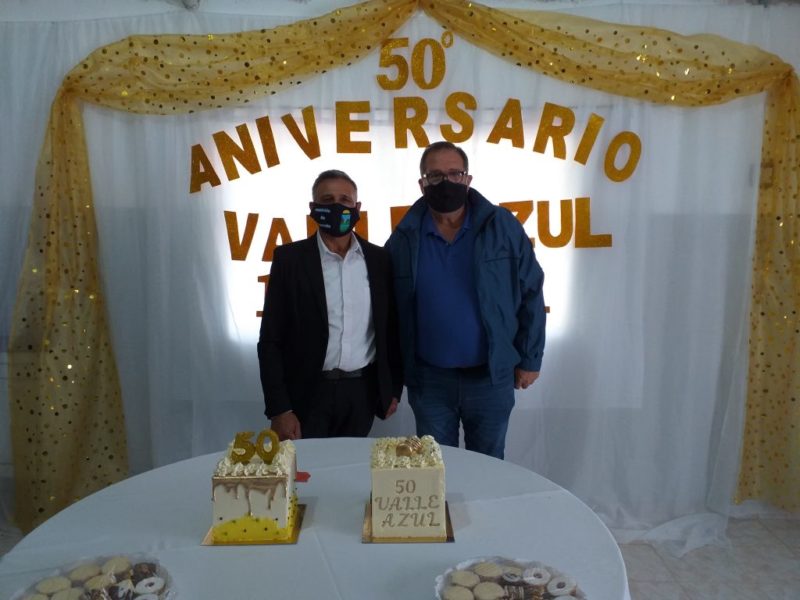 Orazi, presente en el aniversario de Valle Azul
