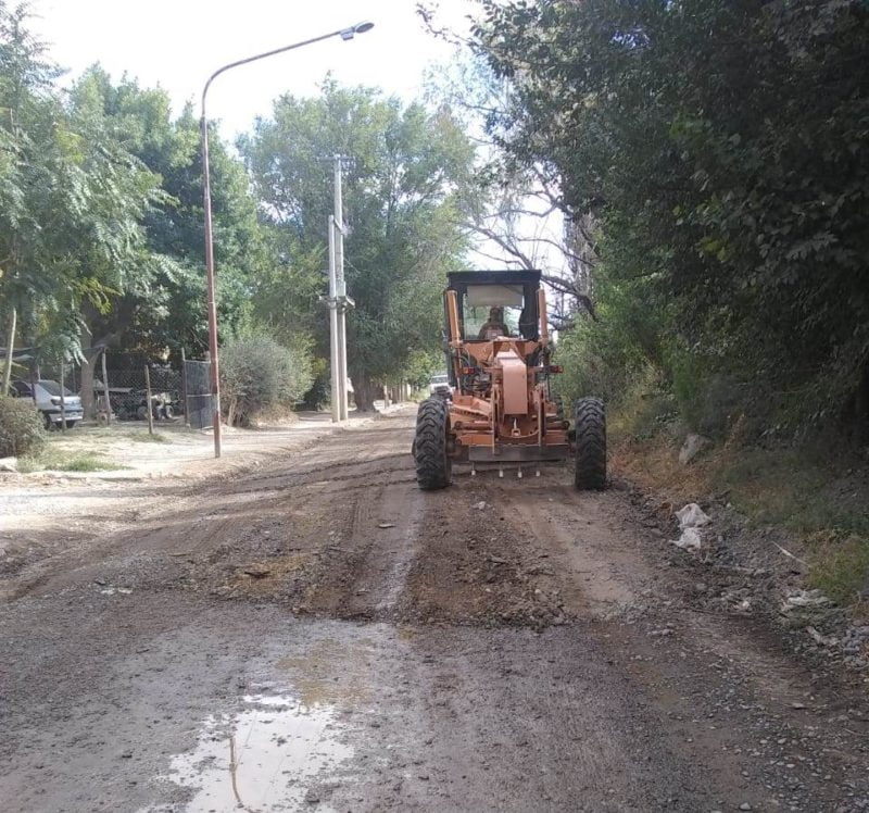 Relleno de calles en distintos sectores de la ciudad