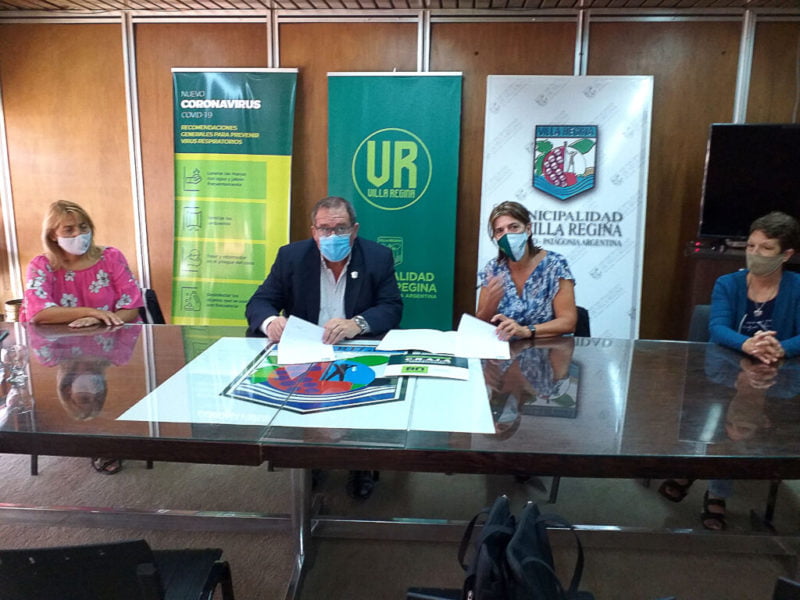 Orazi firmó convenio para contar con un centro de abordaje de adicciones