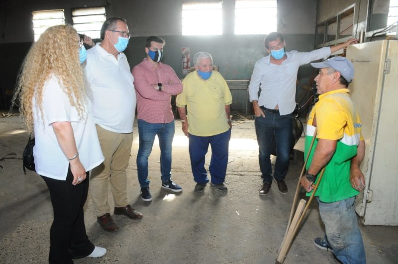 Orazi visitó instituciones junto a los Ministros Buteler y Deco