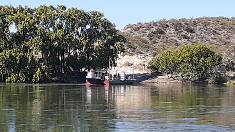 La balsa no funcionará el próximo lunes