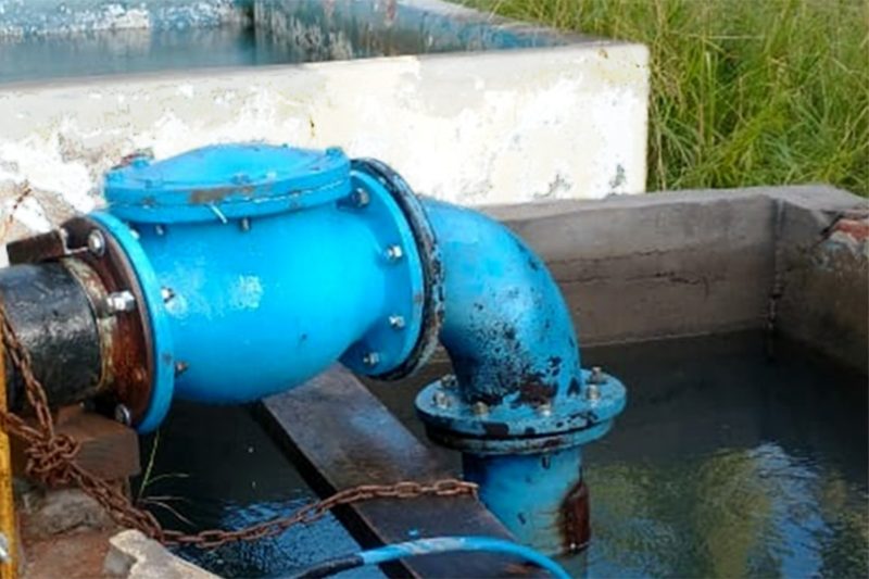 La planta de bombeo de Godoy cuenta con una nueva bomba