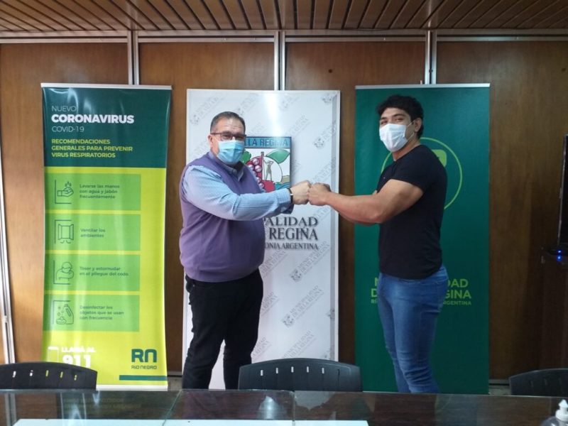 Orazi recibió a rugbier reginense