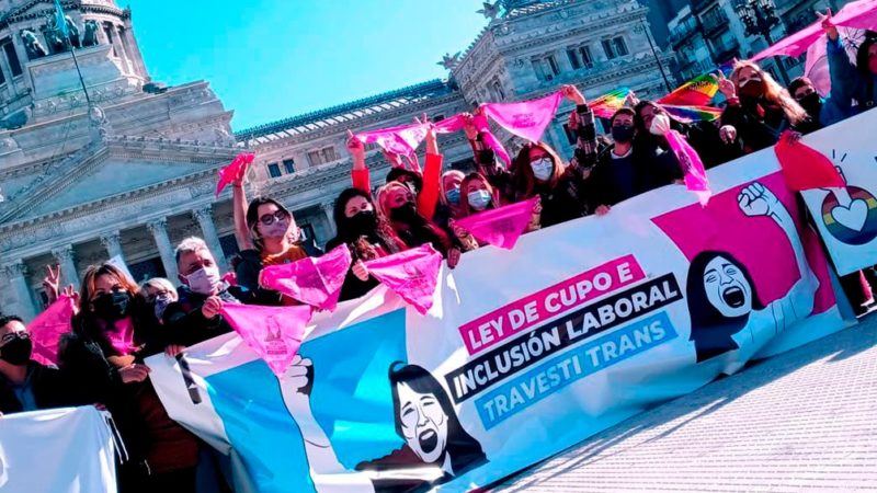 Día Internacional del Orgullo LGBTI+, con el plus de que el cupo laboral travesti trans es ley en el país