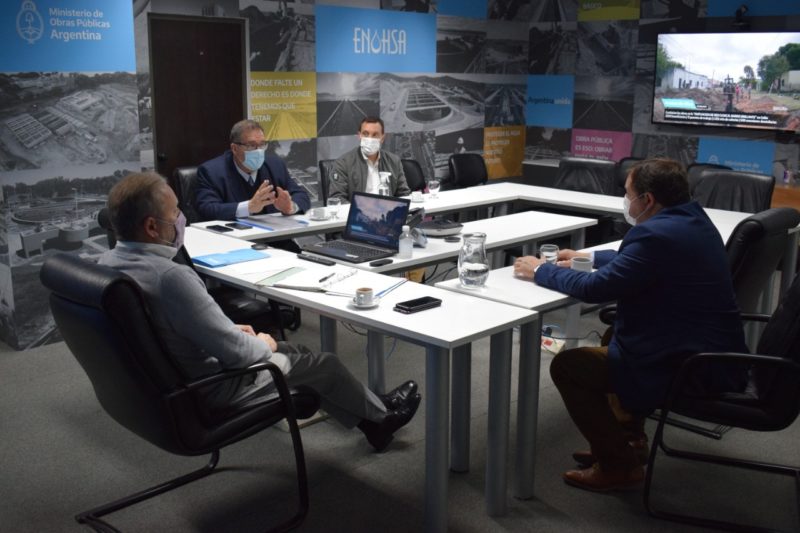 Orazi analizó avance de proyectos presentados en el ENOHSA