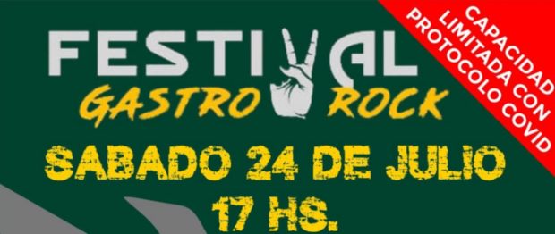 ESTE SÁBADO FESTIVAL GASTROROCK EN REGINA