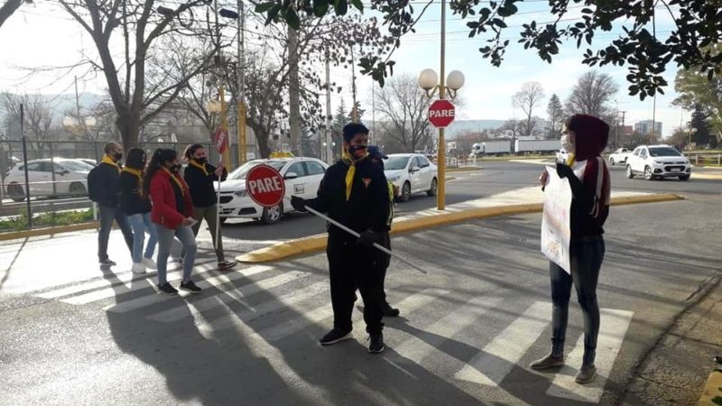 Tránsito: campaña para promover el respeto hacia los peatones