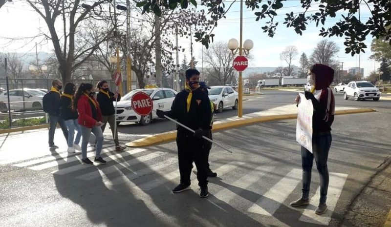 Tránsito: campaña para promover el respeto hacia los peatones