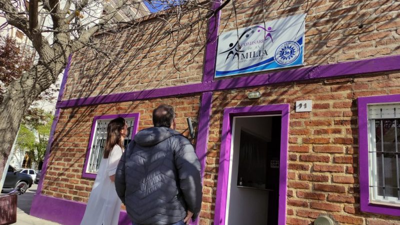 Orazi y Minor recorrieron el inmueble donde funcionará la Comisaría de la Familia