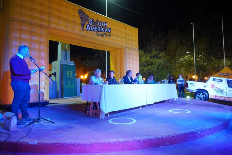 Orazi participó de la presentación del South American Rally Race