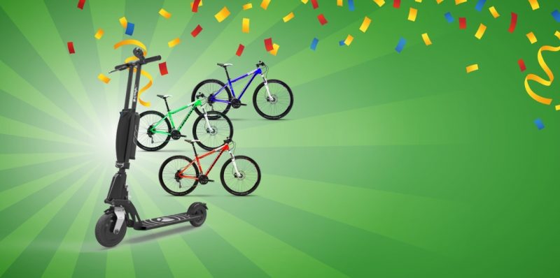 La bicicleta mountain bike, el monopatín y las reposeras ya tienen ganadores!